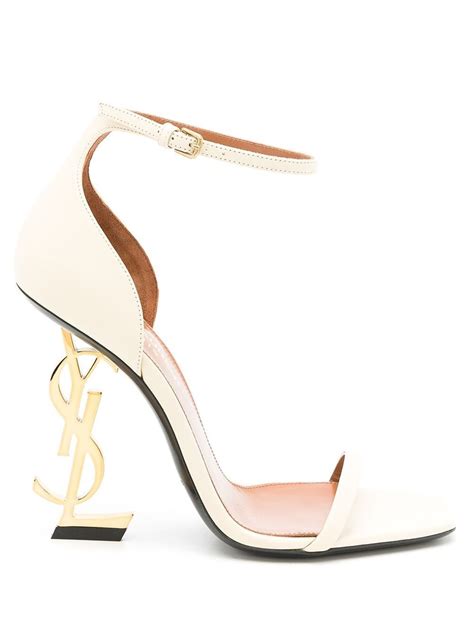 ysl heel white|YSL heels cost.